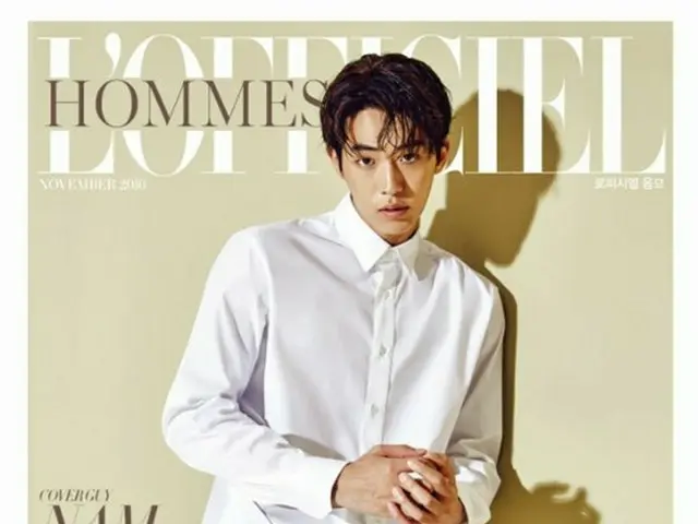 Actor Nam JuHyuk, released cover photo. Magazine 'L' OFFICIEL HOMMES '