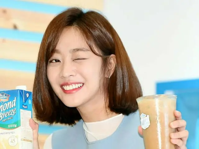 Actress Jo Bo A, attending drink brand events.