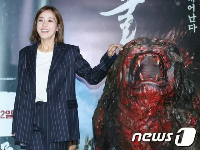 Actress Park Eun Hae, attended VIP preview of movie ”Mononoke”. Seoul · LotteCinema World Tower.