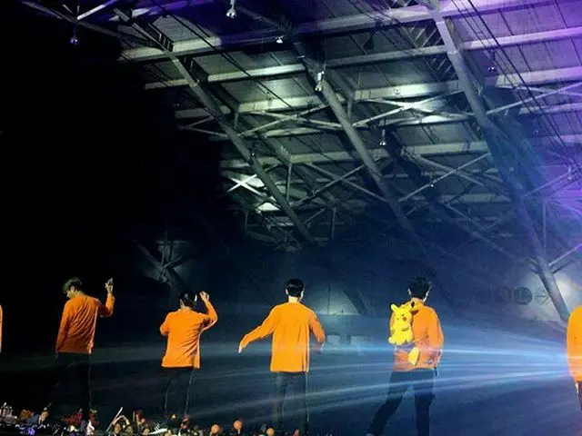 SHINHWA concert in Taipei. ”On such a wonderful day! With such wonderful people!I was very happy to