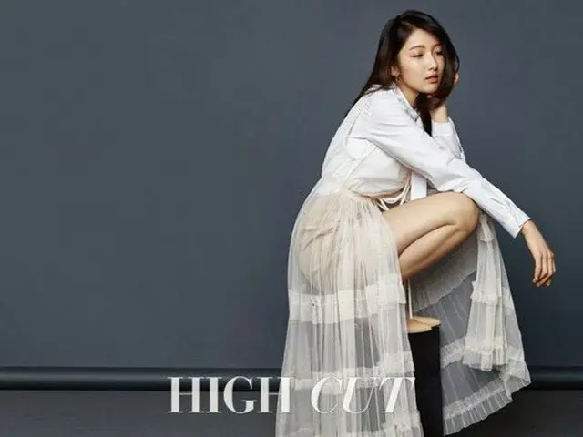 4 Minute Nam Ji Hyun, released pictures. Magazine HIGHCUT. ”It was sad when myfriend said that they