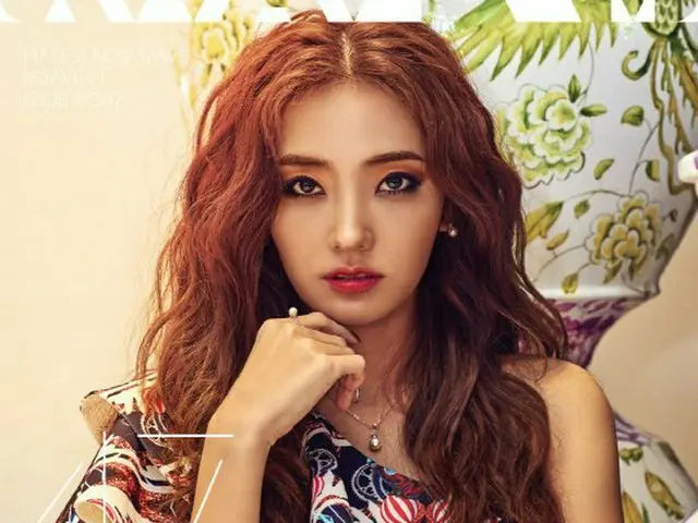 Actress Han Chae Young, released pictures. Magazine ”KWAVE M”.