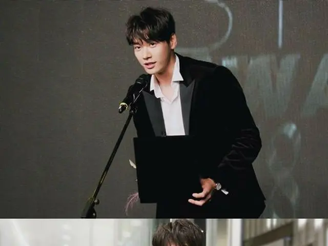 Actor Kim Young Kwang, ”ELLE STYLE AWARDS 2018” won ”MAN OF THE YEAR” award.