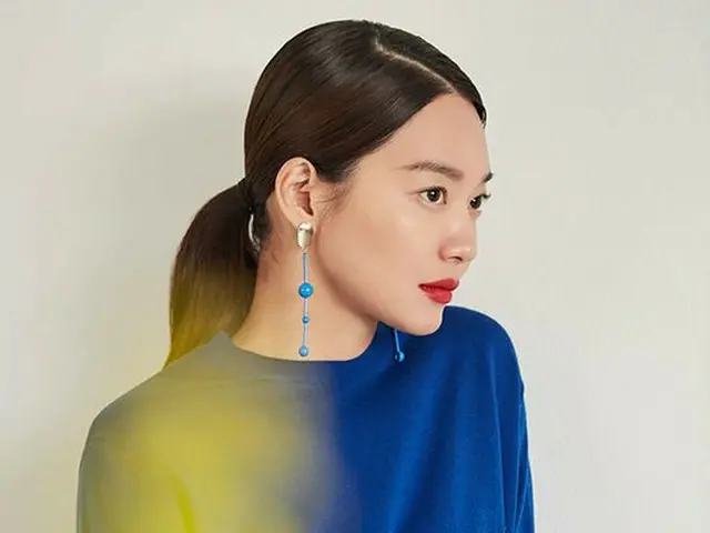 Actress Shin Min A, photos from ELLE.