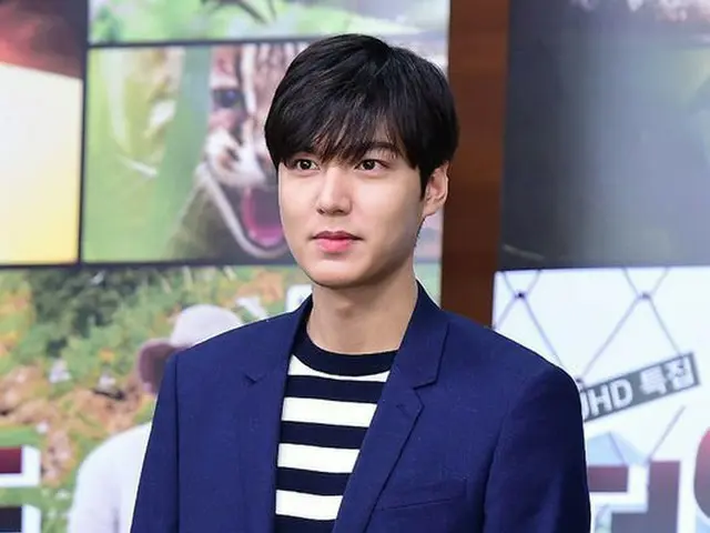Actor Lee Min Ho attended the production presentation of the MBC documentary”DMZ, The Wild”.