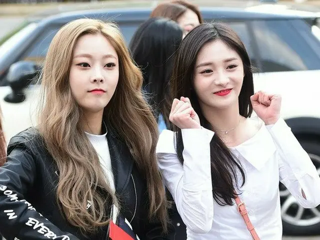 PRISTIN, to the music bank rehearsal.