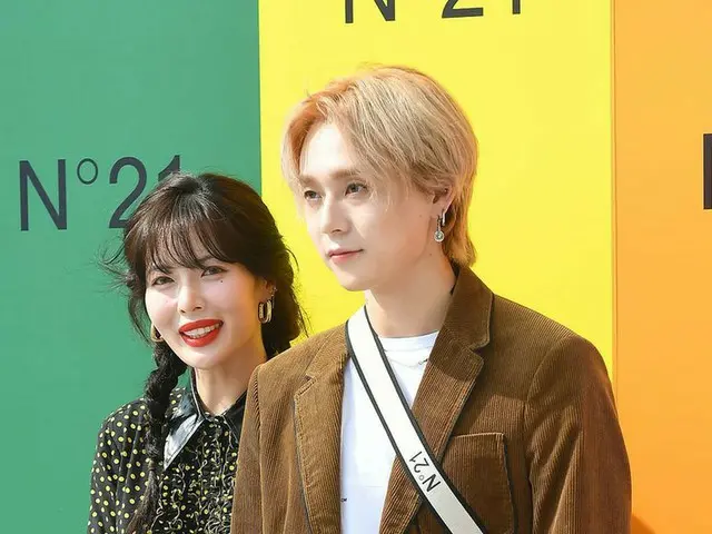 HyunA EDawn attends “N21” pop-up store photo event. .