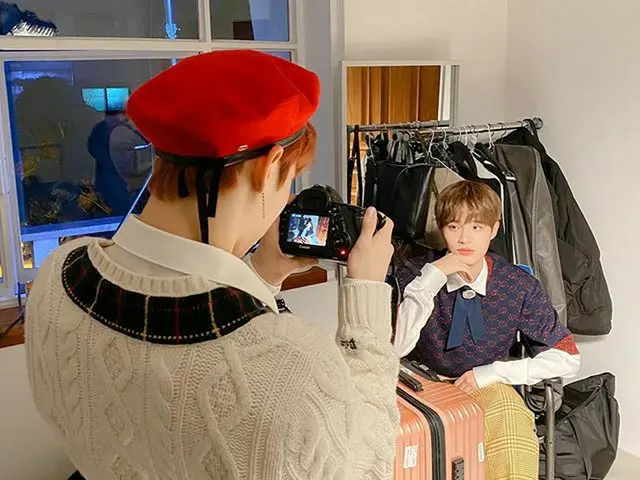 【G公式】AB6IX，🌸很難為瑪瑯豆餅拍照