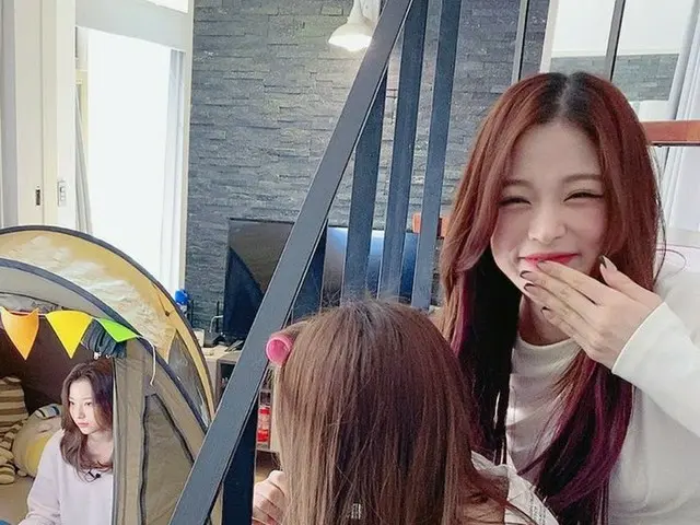 【T公式】fromis_9，[ #from_this📸] Hoshitamtam Jangkudeul的目標是和他的姐妹們一起玩👀❣ #채영 #지헌   #
