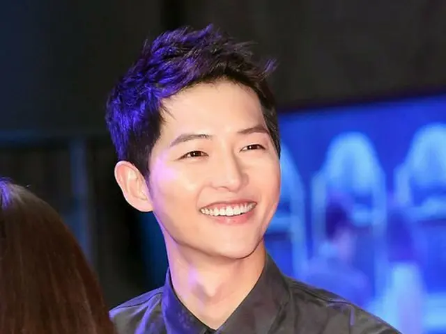 Actor Song Joong Ki, ショ Showcase of the movie ”Battleship Island”.