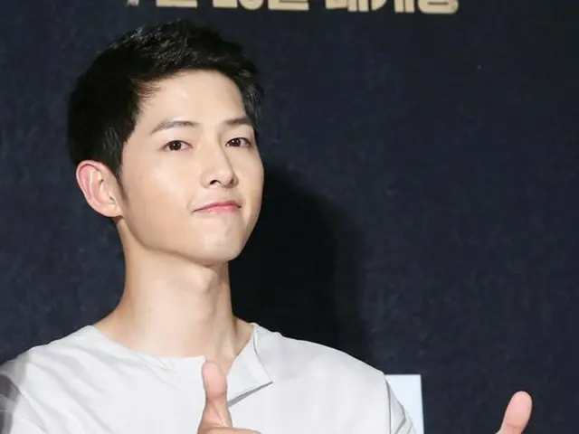 Actor Song Joong Ki attended the movie 'Battleship Island' VIP preview. @ Seoul· CGV Yongsan I Park