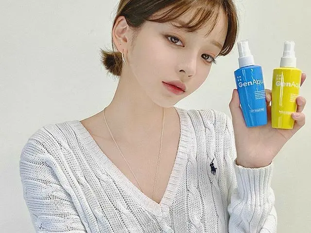 【G公式】Kang Taeri，Corona19型為安全起見，我最近使用的是一種消毒劑