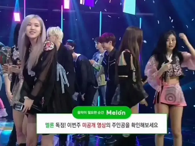 #BLACKPINK，今天的 #1現場表演是韓國的熱門話題