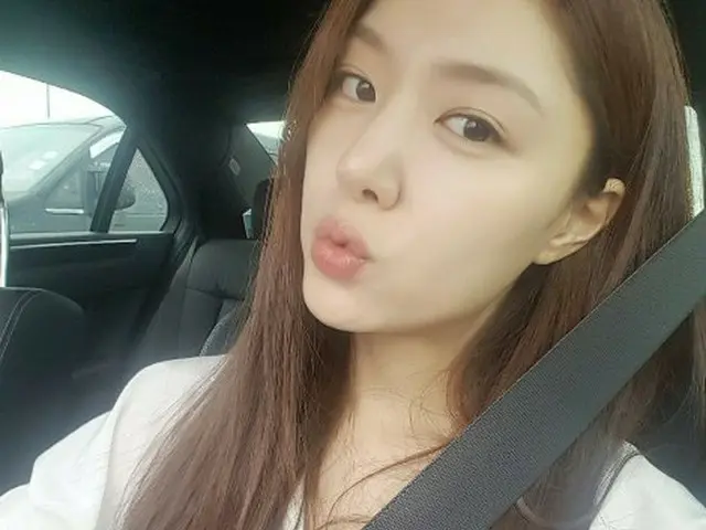 Seo JiHye, updated SNS. Beauty shining even in the car.