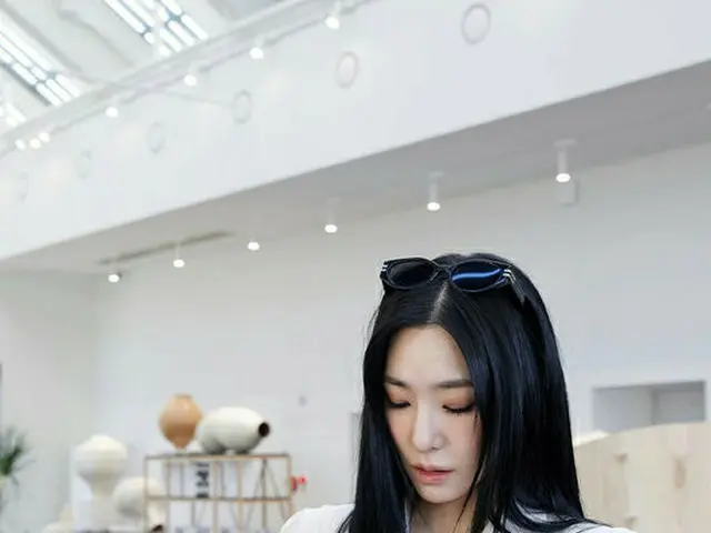蒂芙尼（SNSD）參觀Tamburins新店（新沙洞），該店將於24日開業