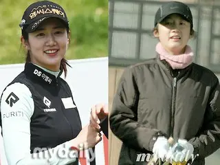 據說，韓國女職業高爾夫球手李世熙年輕時與女演員沉銀河相似。 ..
