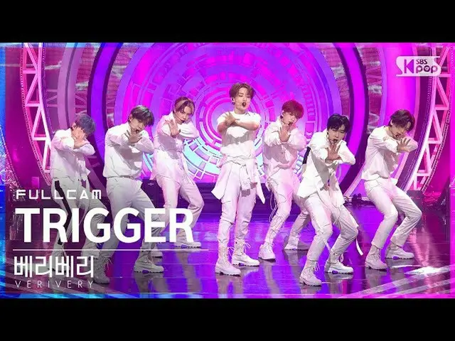 【官方sb1】【前排Fancam 4K】VERIVERY_'TRIGGER'全攝│@SBS Inkigayo_2021.08.29.  