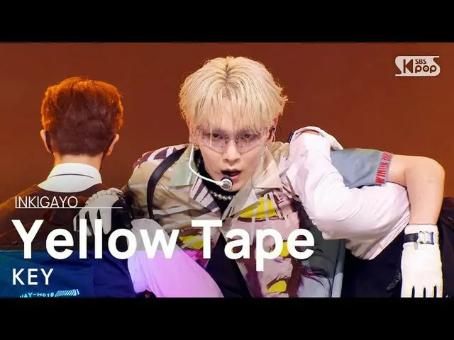 【公式sb1】KEY(키) - 黃色膠帶INKIGAYO_inkigayo 20211003  