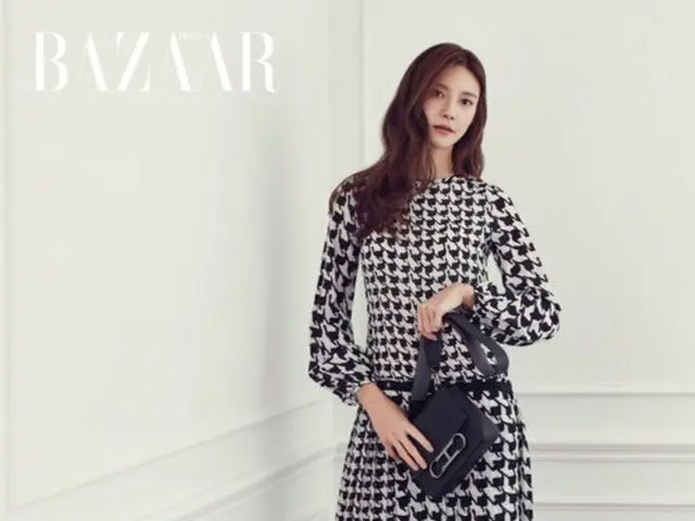 Actress Cha Ye Ryun, released pictures. Magazine ”BAZAAR”.