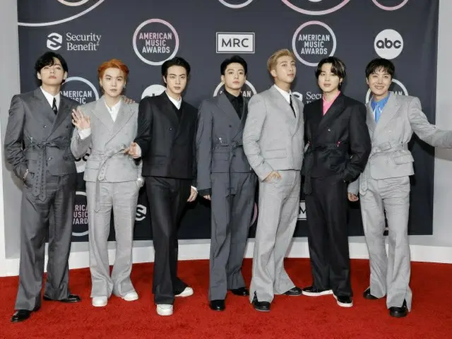 防彈少年團在“AMAs”中獲得了他的第一個大獎“年度藝人”