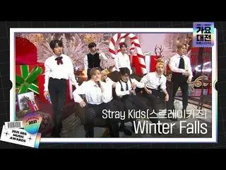 【Officialsbe】Stray Kids_（Stray Kids），充滿冬天感的'Winter Falls'舞台ㅣ2021 SBS歌謠大俊（2021sbs