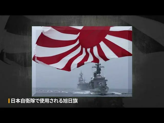 韓國誠信女子大學教授Seo Kyoung-Duk 發布了一段日本視頻，宣傳旭日旗與Haken Kreuz 是同一種戰犯旗幟