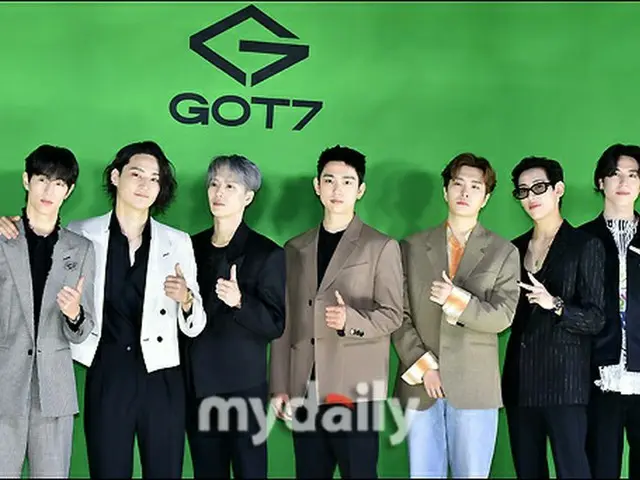 GOT7 held a press conference to commemorate the release of its new album ”GOT7”.Comeback with the fu