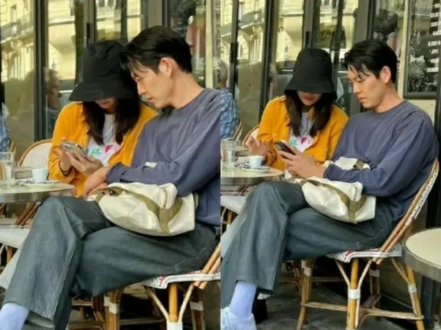 The actor Kim WooBin & actress Shin Mina couple was spotted enjoying a date inParis, France. Spread