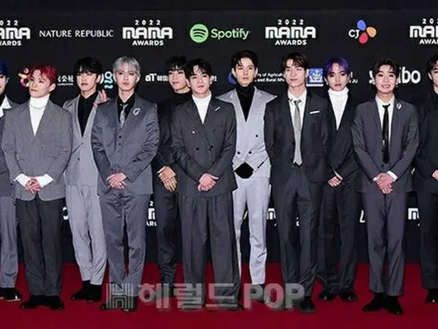 JO1，出席“2022 MAMA AWARDS”紅毯