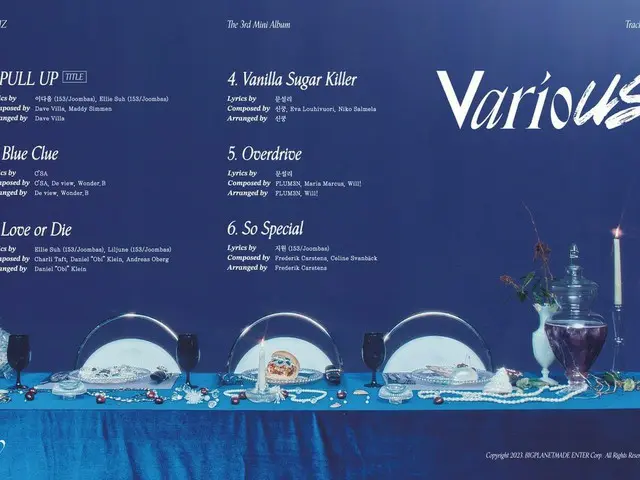 VIVIZ released 3rd mini album ”VarioUS” track list . . .