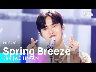 【公式sb1】KIM JAE HWAN_ (KIM JAE HWAN_ ) - Spring Breeze(봄바람) INKIGAYO_ inkigayo 20