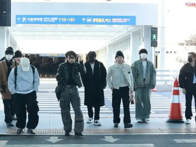 Stray Kids 從仁川國際機場出發前往法國
