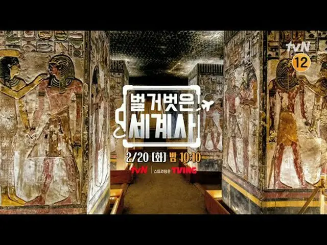 在電視上直播： {裸體世界史> 【週二】tvN 晚上10點10分播出#裸體世界史#Eun Ji Won_ #Kyuhyun #Lee Hyeseong #在電視