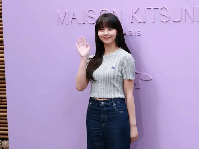 29日下午，演員金素熙妍出席了《Maison Kitsune》Baby Fox的發表會