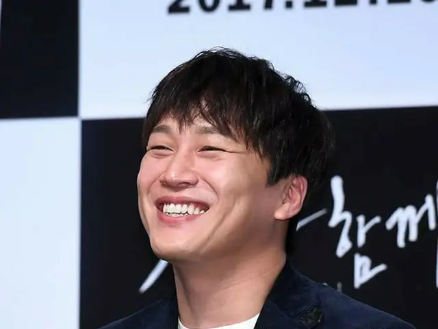 Actor Cha Tae Hyun, attends media viewing of movie ”with God”.