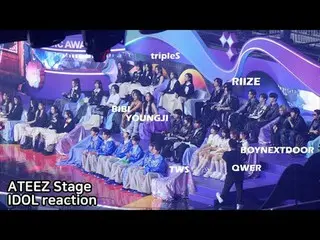 241130 ATEEZ_ _ stage IDOL Reaction fancam by 스피넬
 * 請勿編輯，請勿重新上傳    