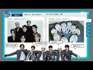 在電視上直播：

 M COUNTDOWN EP.872 預告片“M Countdown的陣容有多新鮮？”
 “……除了針孔的大小之外，一切都一樣。”
 - I