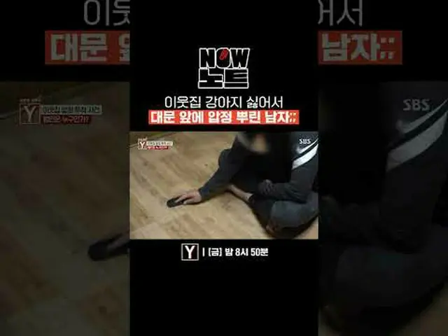 一個男人非常討厭鄰居的狗，以至於他在前門前放了一把橡膠掃帚； #NOW_Note#熱點事件總計#SBSCulture #CuriousStoryY #YStor