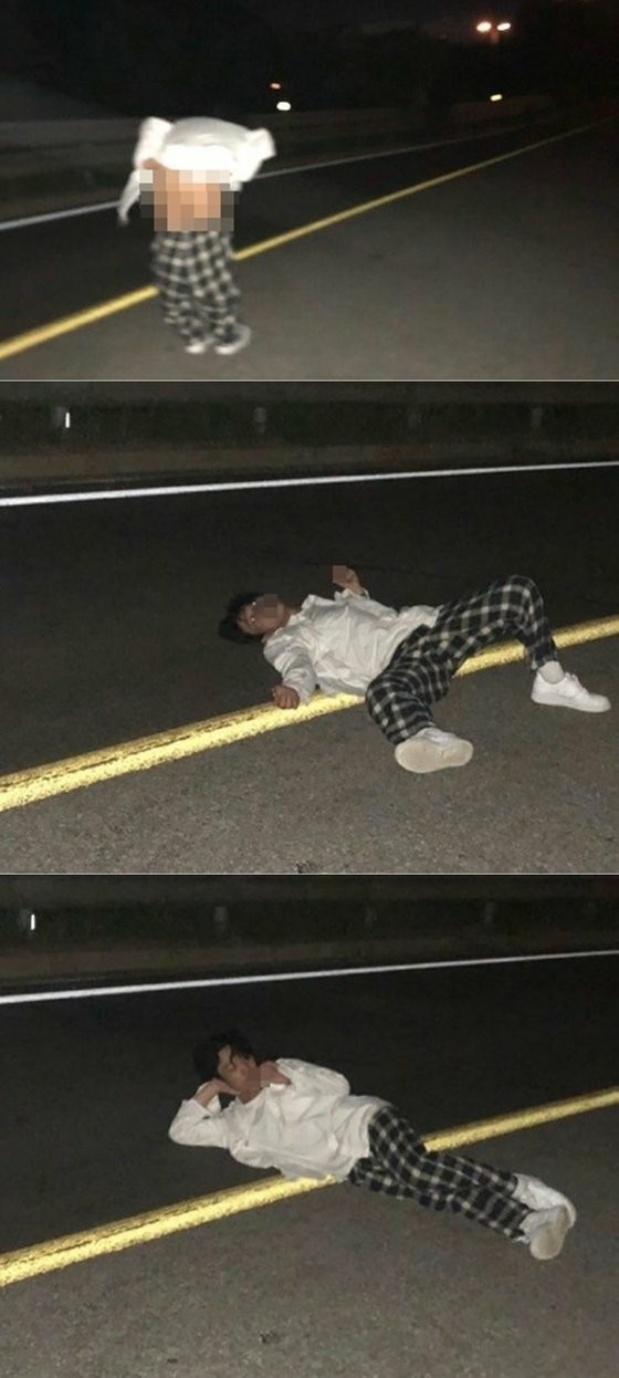 SNS曝光照片毫不批評地發表了說唱歌手的楊邦(Young B)