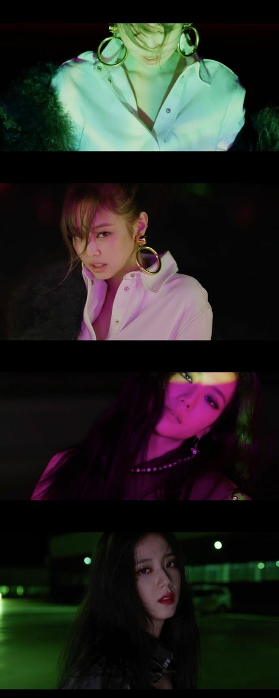 “ BLACK PINK” JENNIE x Jisoo，出色的預告片發布了……4人4色視頻在復出之前完成