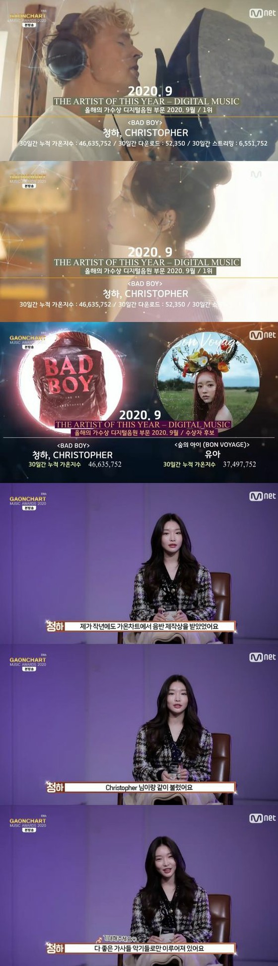 歌手CHUNGHA,COVID-19治癒後首次公開露面...新歌是“沒有舞蹈的歌,期待它”