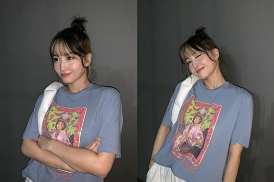 陌陌（TWICE），新的兩色髮型很完美