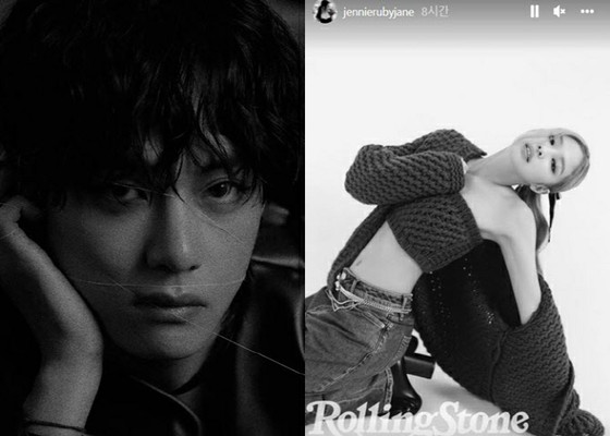 《戀愛傳聞》V（防彈少年團）&JENNIE，打破沉默的SNS更新