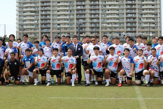 韓國橄欖球代表在日本訓練營期間，在韓國橄欖球聯盟主席的鼓勵下“球員很自豪”