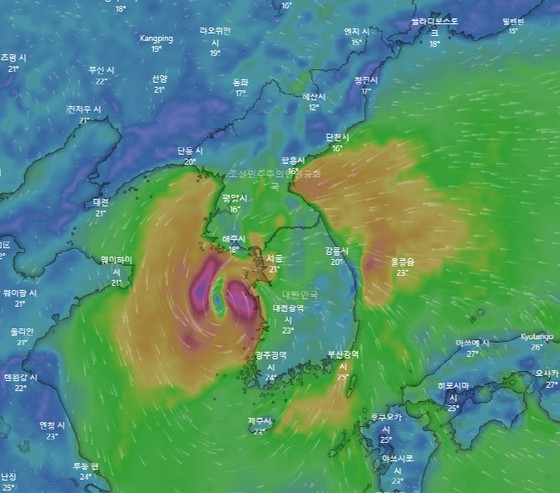 13號颱風後面跟著11號颱風，注意未來動向=韓國