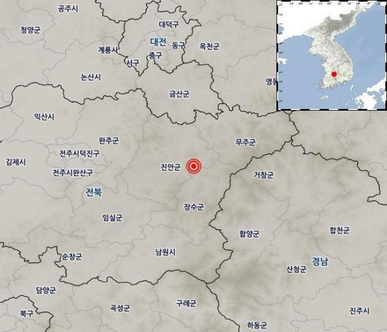 “我的床搖晃”……全羅北道江蘇M3.5地震=韓國