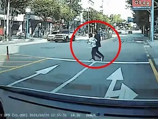 一名通緝犯因未經允許過馬路而因「詐騙96億韓元」被捕=韓國