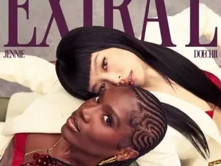 BLACKPINK成員JENNIE的《EXTRA L》MV觀看次數突破1億…這是她們的第四首歌。