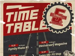 ENHYPEN 為慶祝出道五週年，發布了“2025 ENniversary”時間表…內容豐富。