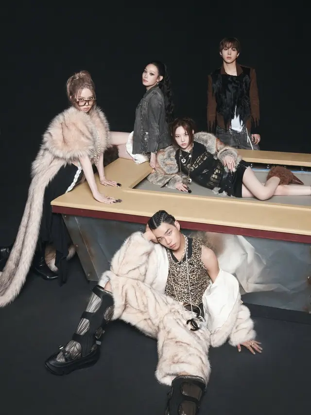 「ALLDAY PROJECT」、1stEP「ALLDAY PROJECT」コンセプトフォト公開…シックなブラックムード2